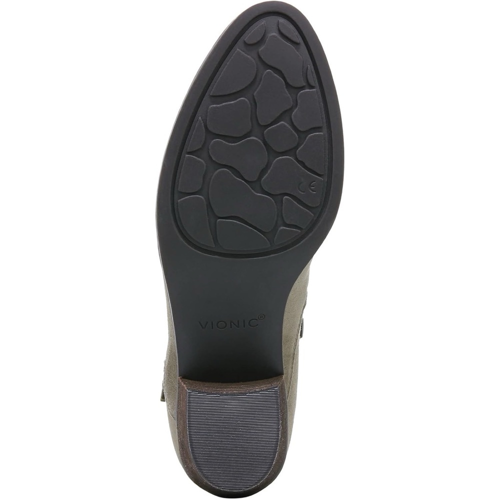 NWOB $169 Waterproof Vionic Cecily Suede Bootie - Stone - - Picture 6 of 13